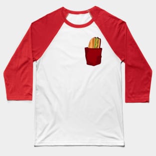 Pocket Delights - Colorful Sandwich Snack Baseball T-Shirt